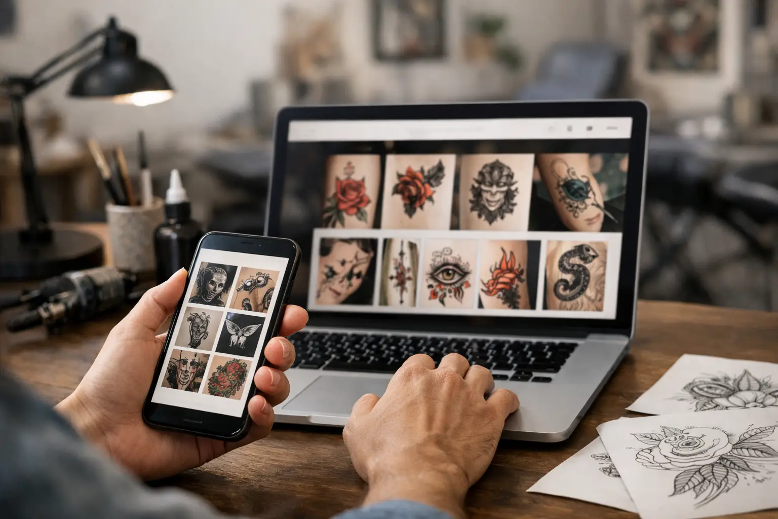 How to Shop Creator Tattoo Storefronts