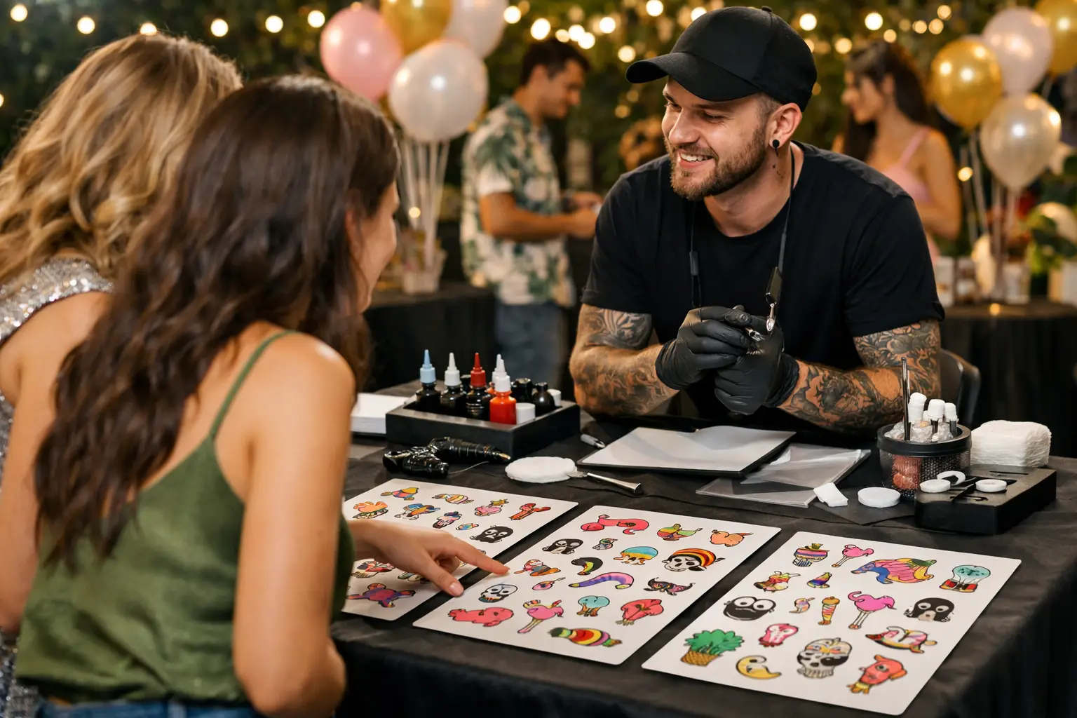 Adult Novelty Tattoo Styles Guide for Parties